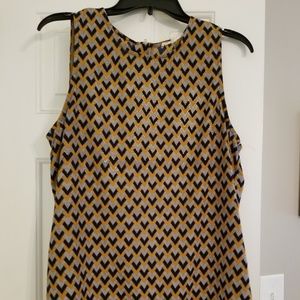 LeLis brand sleeveless blouse